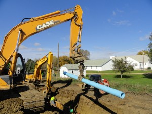 10 inch pipe for Parker service line