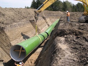 54 inch pipe on Raw Water Pipeline - Segment 2